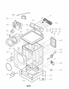 Part Location Diagram of EBR75092905 LG PCB ASSEMBLY,DISPLAY