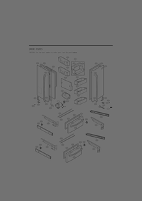 Door Parts Diagram and Parts List for GC-L28ANSPP ASTCNA6 LG Refrigerator