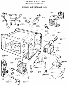 Part Location Diagram of 504727 LG Transformer