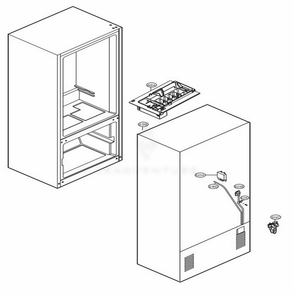 Ice Maker Parts Diagram and Parts List for 71322 ASWCSE2 LG Refrigerator