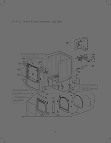 Cabinet Door Assembly Diagram and Parts List for 71423 ASTESEU LG Refrigerator