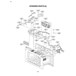 Section 2 Diagram and Parts List for LMVM2277ST AS1ELGA LG Microwave Oven Combo