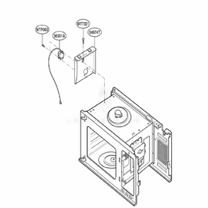 Sensor Parts Diagram and Parts List for GT4185SKB ABKEWRP LG Range