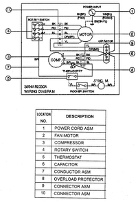 Wiring Diagram Diagram and Parts List for R5000  LG Air Conditioner
