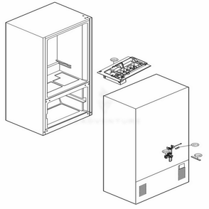 Icemaker Parts Diagram and Parts List for LFCS22520B AWBCNA1 LG Refrigerator