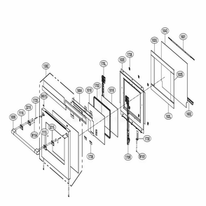 Part Location Diagram of MKC66399504 LG WINDOW,GLASS