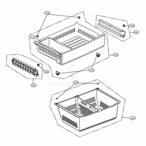 Part Location Diagram of AJP75234901 LG TRAY ASSEMBLY,DRAWER