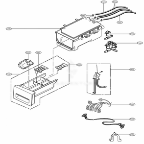 Part Location Diagram of EAD64205603 LG HARNESS,MULTI