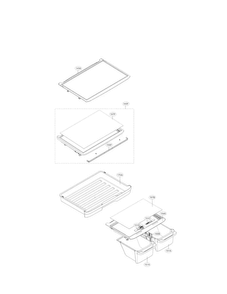 Refrigerator Parts Diagram and Parts List for LTCS24223S 05 LG Refrigerator