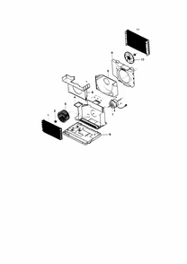 Air Handling And Cycle Diagram and Parts List for 58079056890  Kenmore Air Conditioner