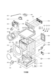 Part Location Diagram of 6871ER1104B LG PCB ASSEMBLY,MAIN