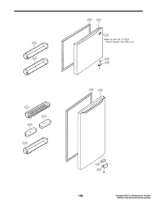 Diagram 3 Diagram and Parts List for LRTNC0705V APZCNA0 LG Refrigerator