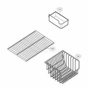 Freezer Parts Diagram and Parts List for 78279 AWBCSER LG Refrigerator