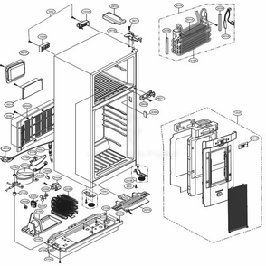 Part Location Diagram of 4775JA2008A LG HINGE ASSEMBLY,UPPER
