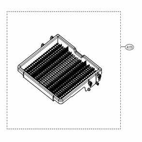 3rd Rack Assembly Diagram and Parts List for LDT6809BD ABDESNA LG Dishwasher