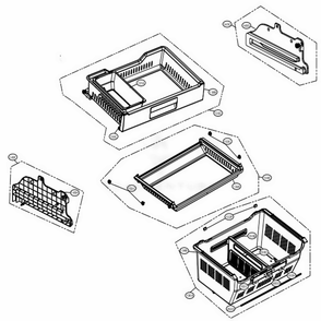 Part Location Diagram of MEG63344701 LG HOLDER,RAIL