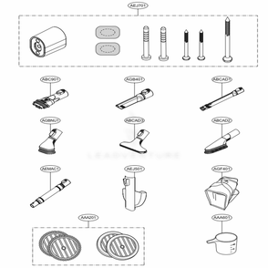 Part Location Diagram of AEM74592901 LG HOSE ASSEMBLY,FLEXIBLE