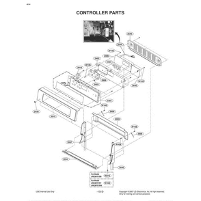 Section 2 Diagram and Parts List for LRE30757ST ASTLLGA LG Range