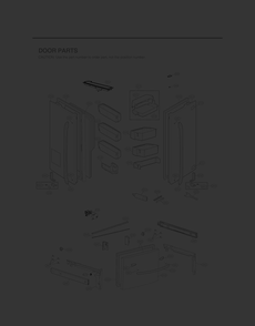 Door Parts Diagram and Parts List for GR-L268LMJM AMTCNA0 LG Refrigerator
