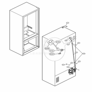 Valve And Water Tube Parts Diagram and Parts List for LMXS30796D ASBCNA1 LG Refrigerator