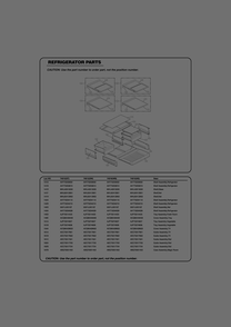 Refrigerator Parts Diagram and Parts List for GR-B318LQTM ANSCSE1 LG Refrigerator