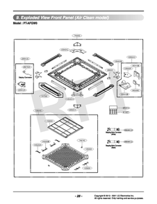 Diagram Diagram and Parts List for PT-AFGW0 ENCXLUS LG Bath & Ventilation Fan