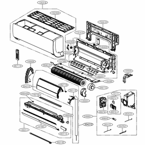 Part Location Diagram of EBR83651313 LG PCB ASSEMBLY,MAIN