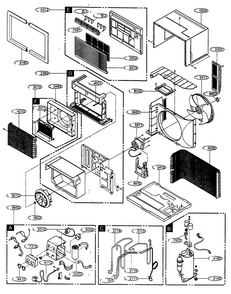 Part Location Diagram of 6750A30001H LG Overload Protect