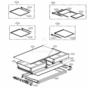 Refrigerator Parts Diagram and Parts List for 73109 AWBCSE0 LG Refrigerator