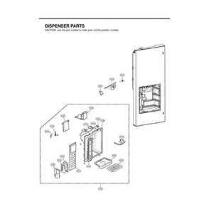 Section 2 Diagram and Parts List for LMX25981ST AST2GSC LG Refrigerator