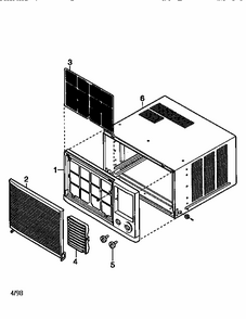 Part Location Diagram of 3531A11002R LG GRILLE ASSEMBLY,FRONT