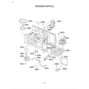 Section 4 Diagram and Parts List for MV-1555ST STEGSE LG Microwave Oven Combo