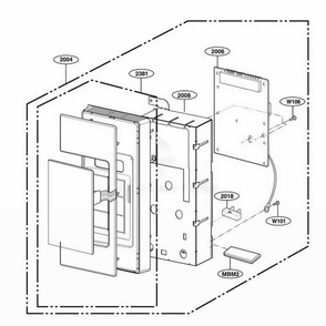 Controller Parts Diagram and Parts List for 85033 CS1ESEA LG Range