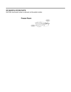 Ice Maker And Ice Bin Parts Diagram and Parts List for GR-B298NSSH ASTCNA2 LG Refrigerator