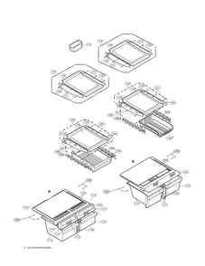Refrigerator Parts Diagram and Parts List for LRBN22520BQ  LG Refrigerator