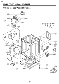 Part Location Diagram of MBN66544303 LG CASE