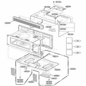 Part Location Diagram of 3112W0U052A LG CASE,U BENDING