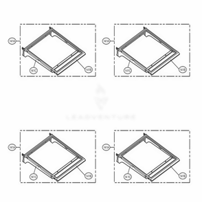 Refrigerator Parts Diagram and Parts List for 72303 ASTCSE0 LG Refrigerator