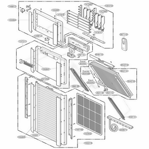 Part Location Diagram of ABA72925701 LG BRACKET ASSEMBLY