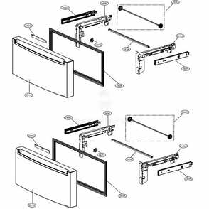 Part Location Diagram of MDS64172924 LG GASKET,DOOR