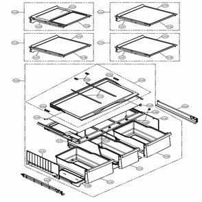 Refrigerator Parts Diagram and Parts List for LMXS30776S ASTCNA1 LG Refrigerator