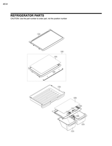 Refrigerator Parts Diagram and Parts List for 79579433217  Kenmore Refrigerator