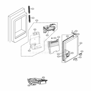 Part Location Diagram of EAU60783851 LG MOTOR,AC
