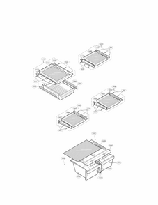 Refrigerator Parts Diagram and Parts List for 79569974903  Kenmore Refrigerator