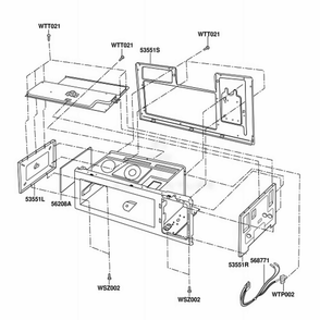 Interior Parts 3 Diagram and Parts List for JMV9118AAW AWHEJEN LG Range