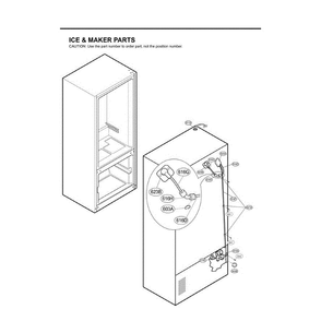 Section 2 Diagram and Parts List for LFX25971ST ASTCLGA LG Refrigerator
