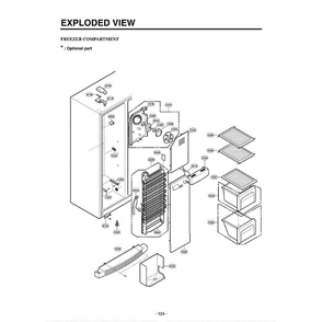 Section 7 Diagram and Parts List for LRSC21935TT ATICLGB LG Refrigerator