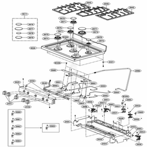 Part Location Diagram of AGM75229201 LG PARTS ASSEMBLY