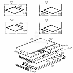 Part Location Diagram of AEC74897807 LG GUIDE ASSEMBLY,RAIL