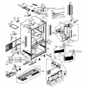 Part Location Diagram of TCA36491302 LG LF